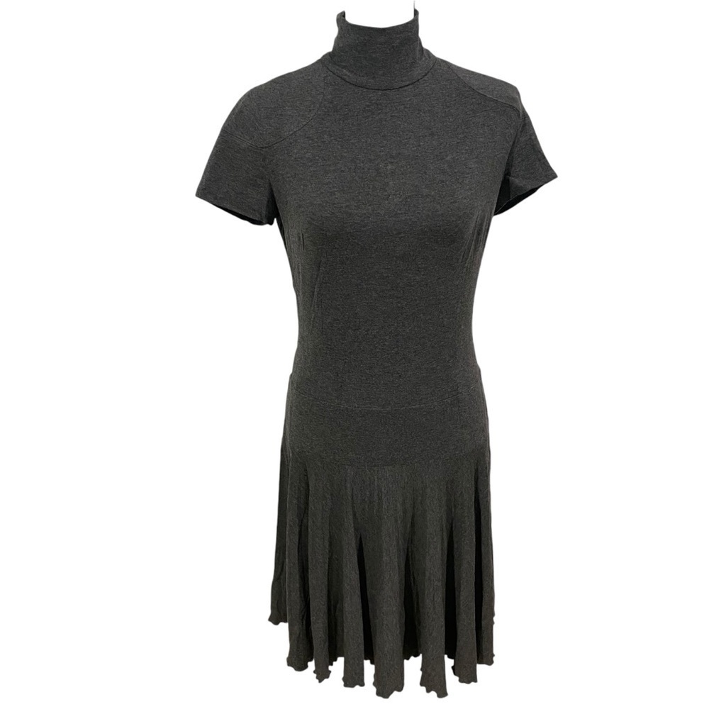 Gio’Guerreri Wool Blend Midi Dress Gray Size S Made in Italy - Picture 1 of 11